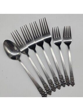 Cambridge CBS1 Stainless Steel Flatware Dinner Forks Salad Forks Tablespoon